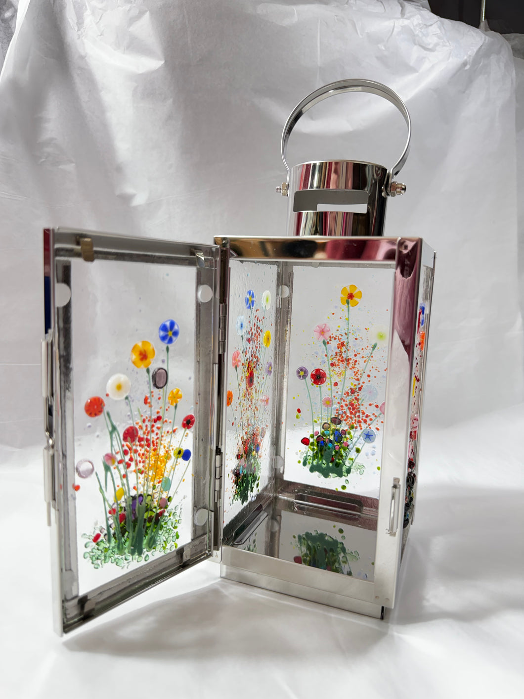 Small Mixed Flower Lantern