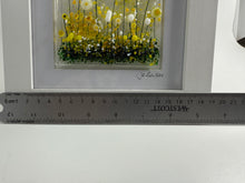 Load image into Gallery viewer, White and Yellow picture in a white frame.
