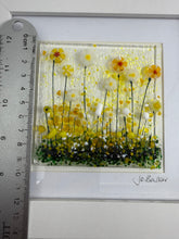 Load image into Gallery viewer, White and Yellow picture in a white frame.
