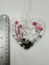 Load image into Gallery viewer, Pink and purple paw print heart
