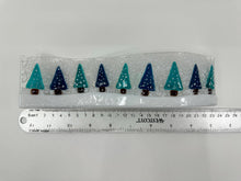 Load image into Gallery viewer, Christmas Tree Long wave Blue, snowy scene
